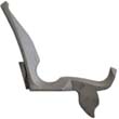 Frizzen, wax cast steel, as cast, temper after fitting